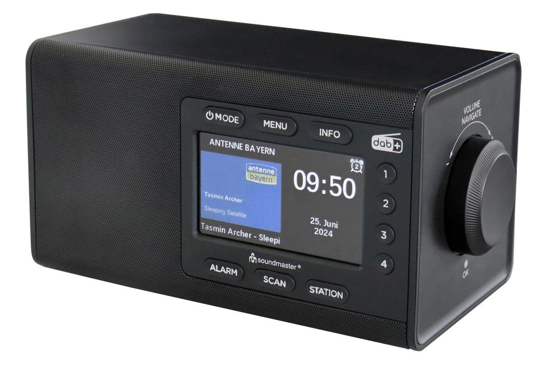 Soundmaster DAB900 Digitalradio mit DAB+ & UKW/FM, Bluetooth, Radiowecker, grosses Farbdisplay, Farb