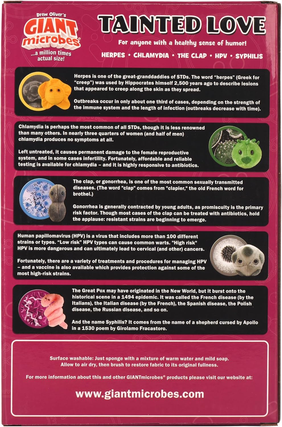 Giantmicrobes Themed Gift Boxes - Tainted Love by Giant Microbes