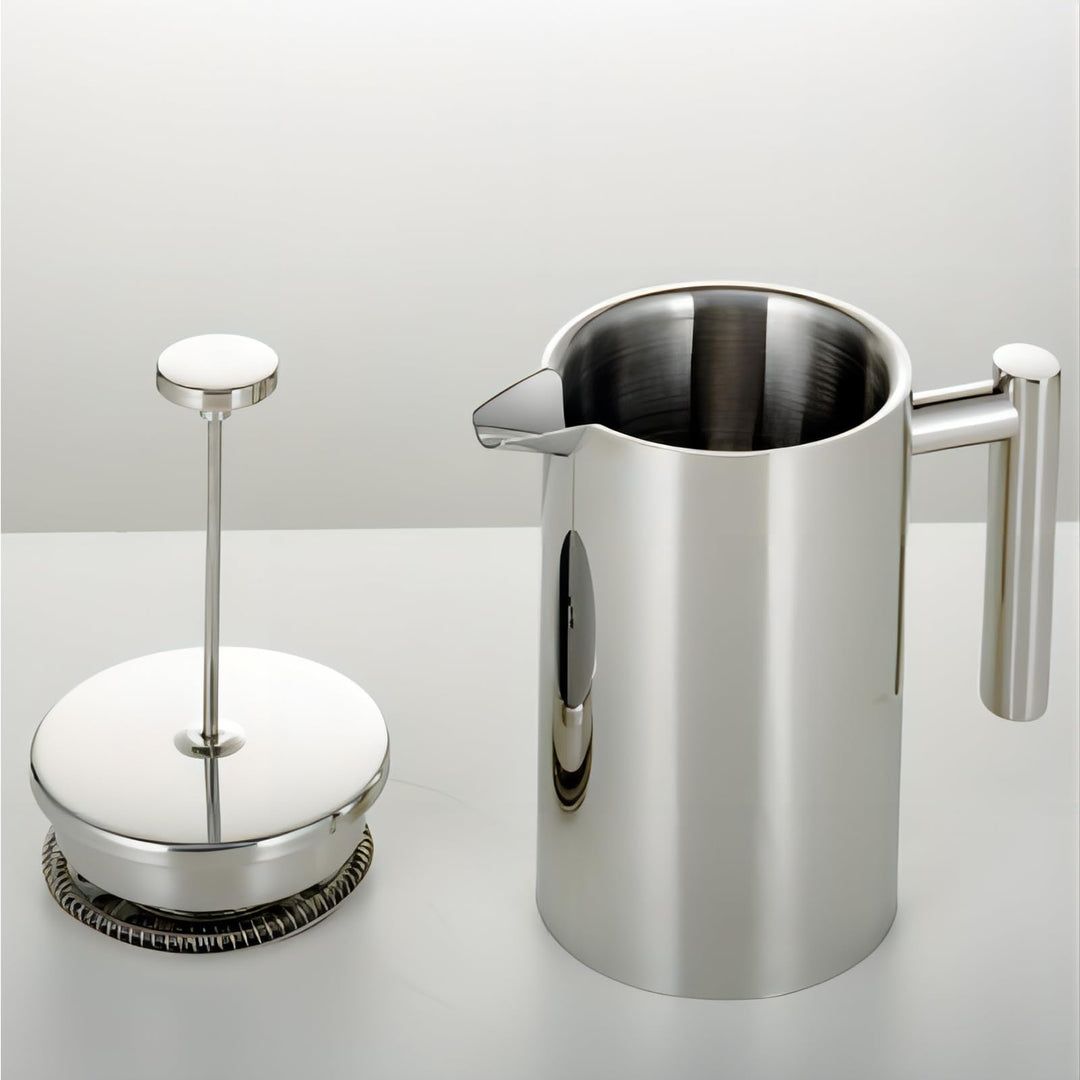 XINGYUEXUAN Edelstahl French Press – Premium Kaffeepresse mit Thermo-Funktion – Kaffeebereiter mit d