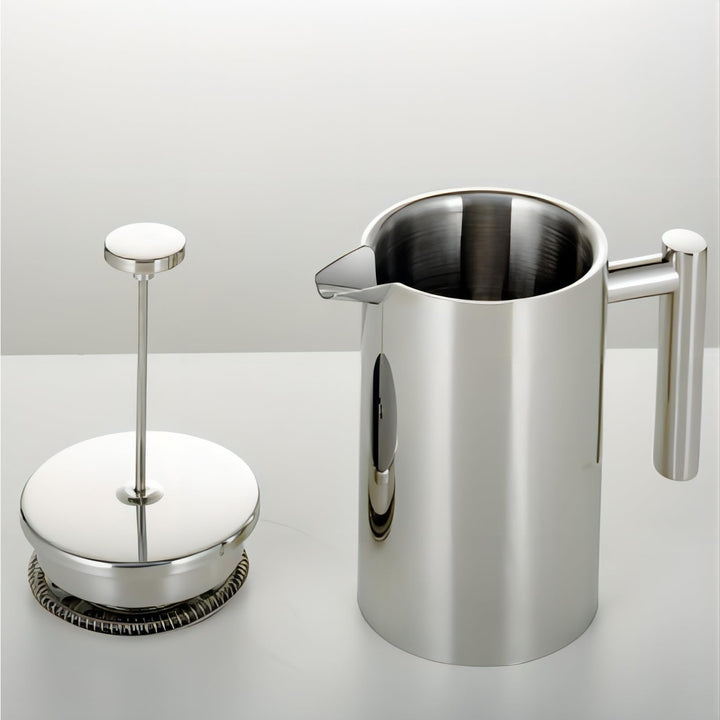 XINGYUEXUAN Edelstahl French Press – Premium Kaffeepresse mit Thermo-Funktion – Kaffeebereiter mit d