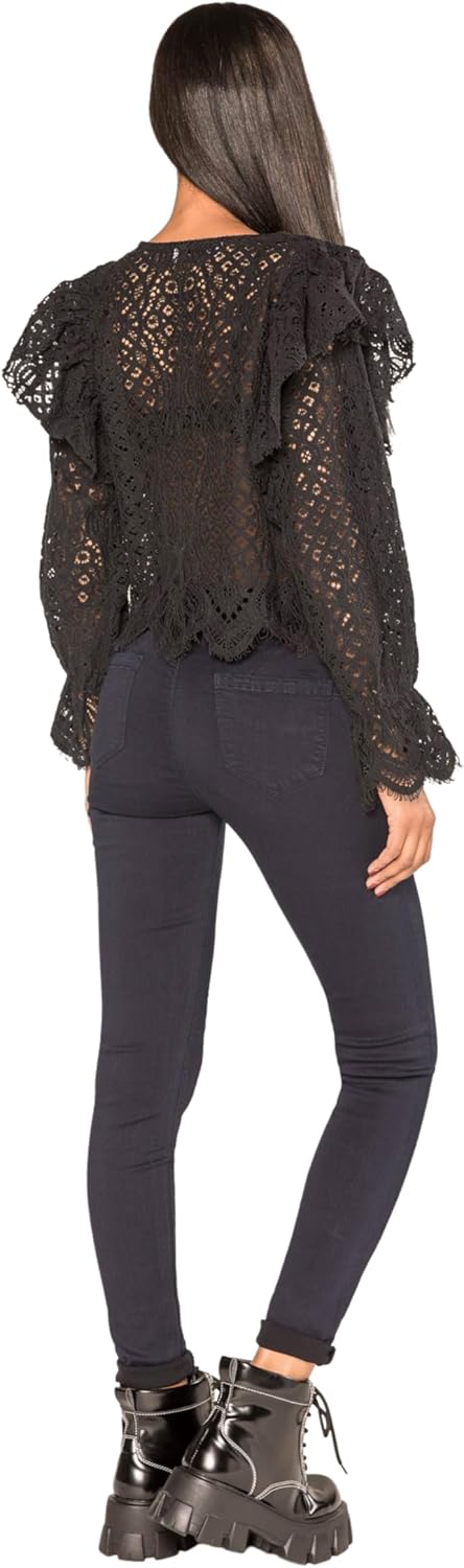 Nina Carter P106 Damen Jeanshosen Slim Fit Push-Up Skinny Jeans Mid-High Waist XS Slim Dunkelblau (P