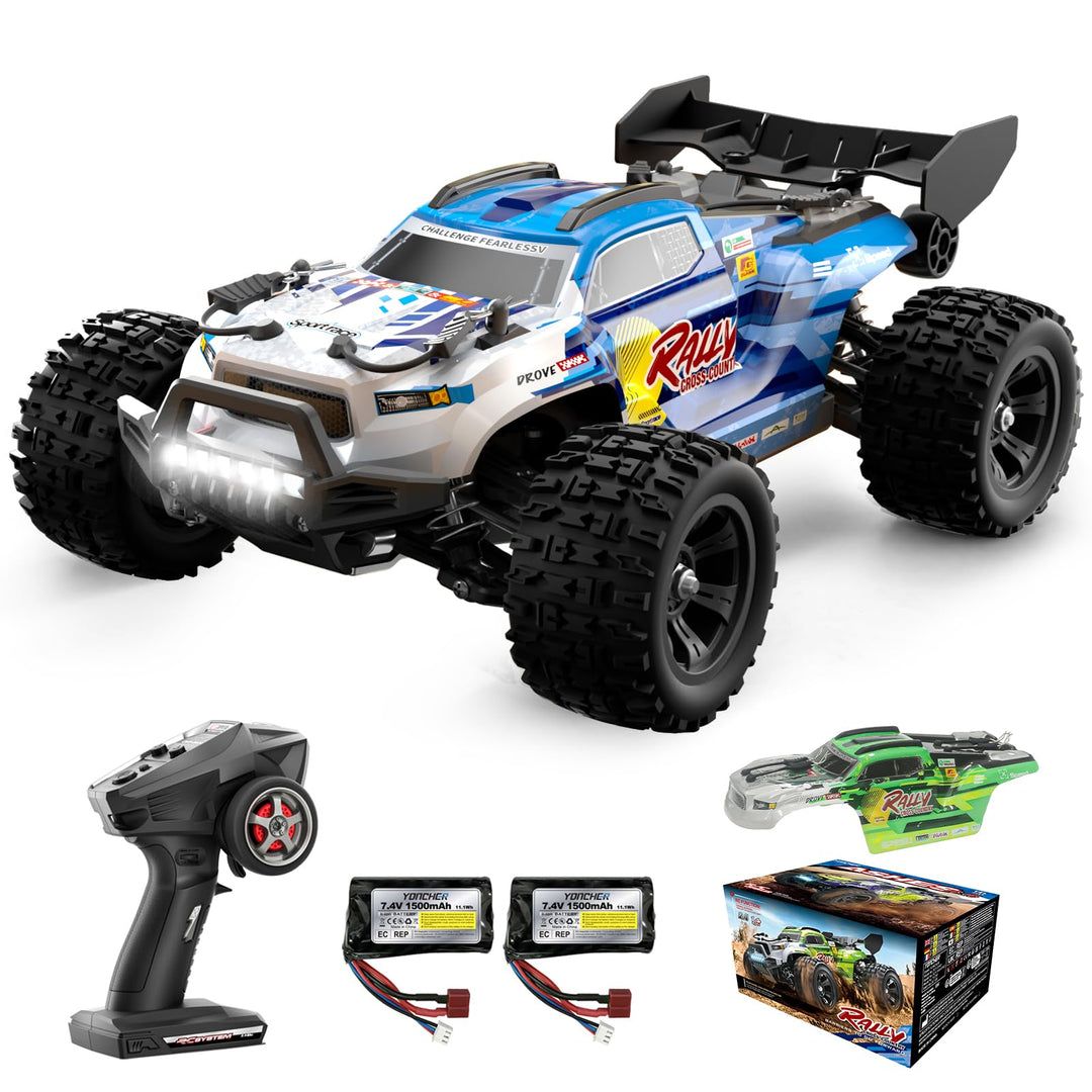 YONCHER 18101 PRO Ferngesteuertes Auto Bürstenlose,1:18 60KM/H RC Auto für Erwachsene Kinder, 4WD Of