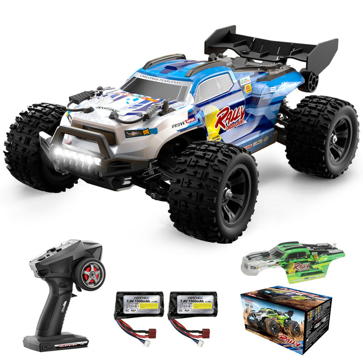 YONCHER 18101 PRO Ferngesteuertes Auto Bürstenlose,1:18 60KM/H RC Auto für Erwachsene Kinder, 4WD Of