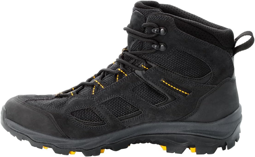 Jack Wolfskin Men's Vojo 3 Texapore Mid M Outdoor Shoes 39.5 EU Black Burly Yellow Xt 2023, 39.5 EU