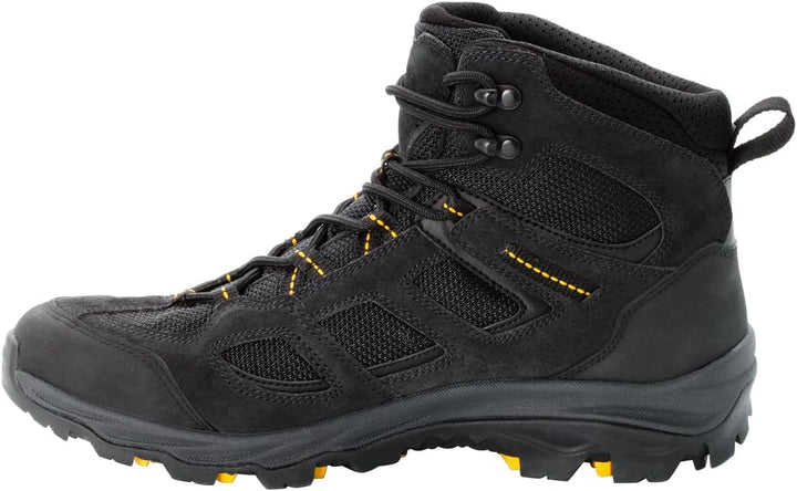 Jack Wolfskin Men's Vojo 3 Texapore Mid M Outdoor Shoes 39.5 EU Black Burly Yellow Xt 2023, 39.5 EU