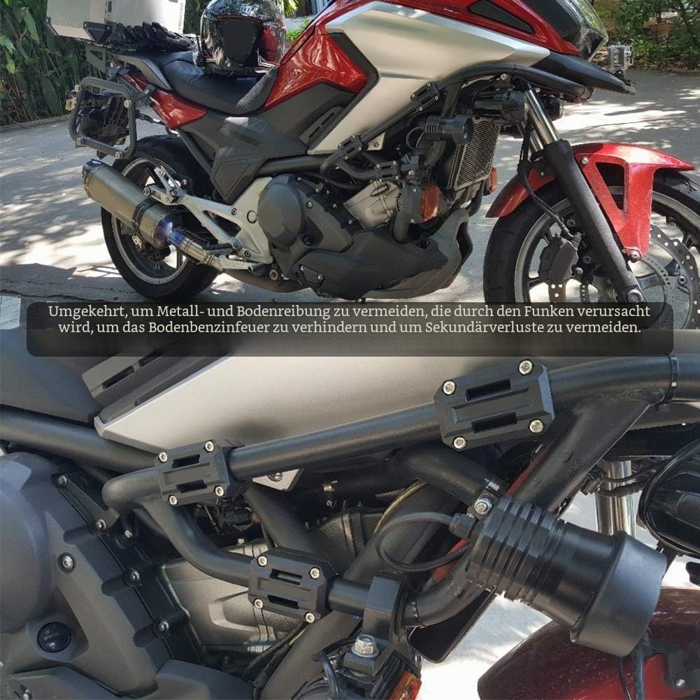 Motorrad Sturzbügel Schutz Motorrad Stossstangenblock Motorschutzbügel 3 Pair Motorrad Motorschutz B