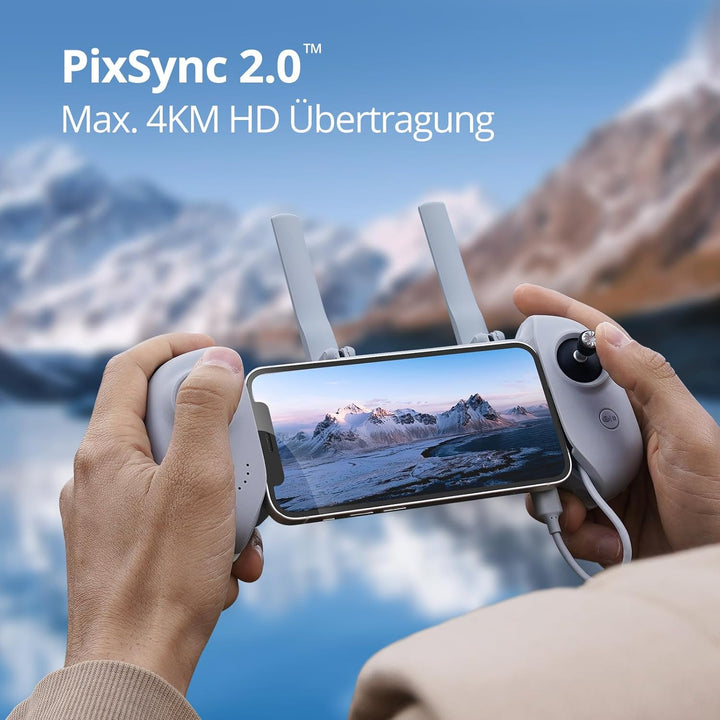 Potensic ATOM SE GPS Drohne mit 4K EIS Kamera, 3 Akkus 93 Min. Flugzeit, unter 249g, 4km FPV Übertra