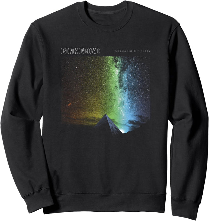 Pink Floyd The Dark Side of the Moon Pyramide mit Prismenhimmel Sweatshirt