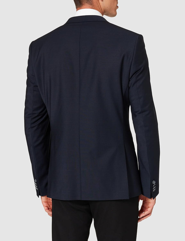 ROY ROBSON Herren Slim Anzugjacke, Blau (Dunkelblau 19)