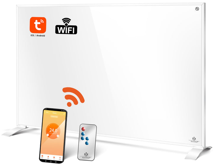 KESSER® Infrarotheizung Energiesparend Infrarot Standgerät &amp; Wandmontage Elektroheizung 550W mit Fer