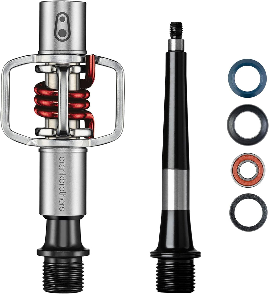 Crank Brothers Eggbeater 1 Pedal BLAU Silver/Red, BLAU Silver/Red