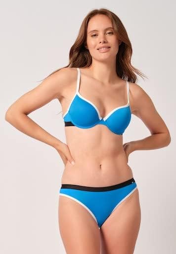 Skiny Damen Bikini 70C Blueaster Colorblock, 70C Blueaster Colorblock