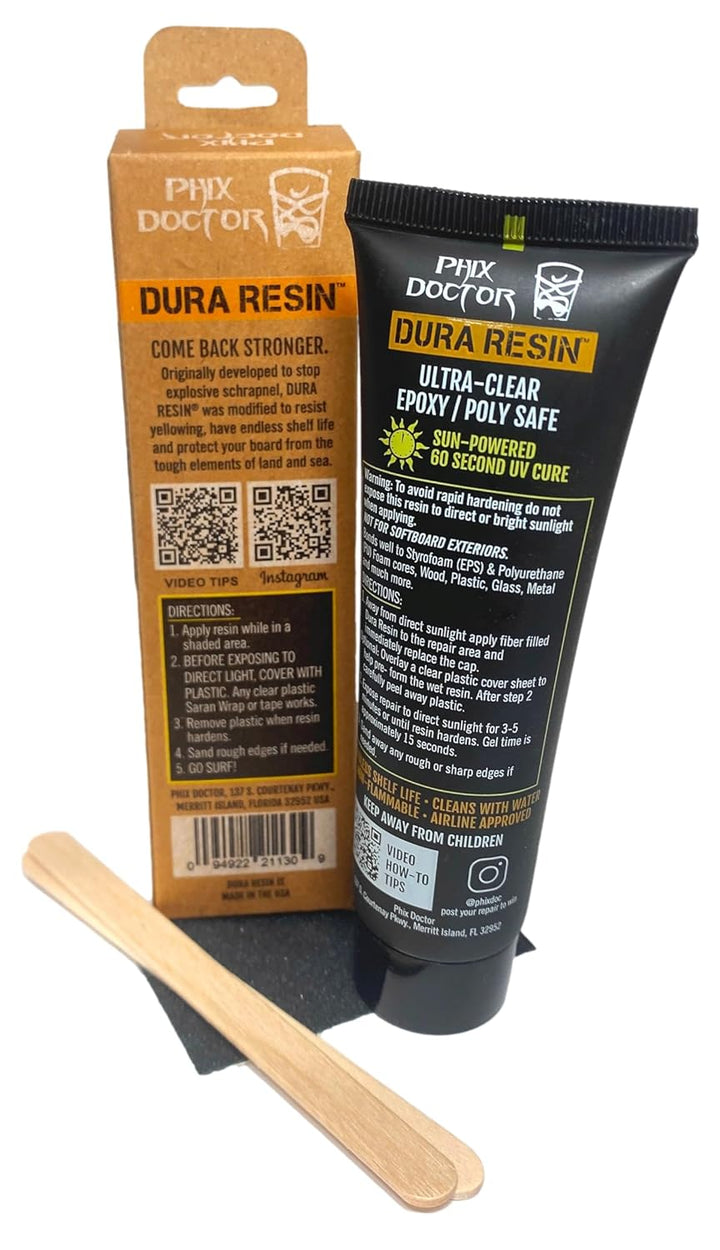 Phix Doctor 2016 Harte Rez Sunpowered Fibre Filled Surfboard Repair Solution 2.25oz PHD009