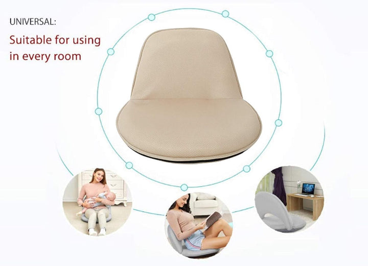 Rebecca Mobili Aufklappbarer Sessel, Bodenstehender Sessel, Netz Polyester, Yoga Lesen, Lounge - Grö