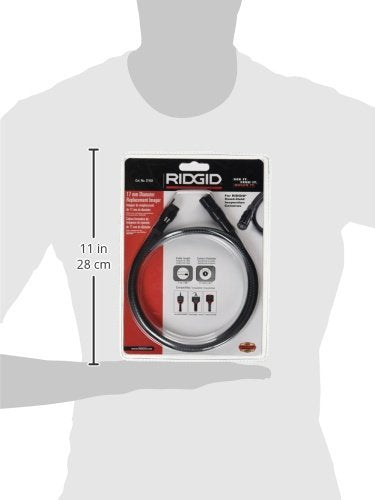RIDGID 37103 17 mm Ersatzkamerakopf mit 90 cm Kabel, micro Ersatz-Kamerakopf