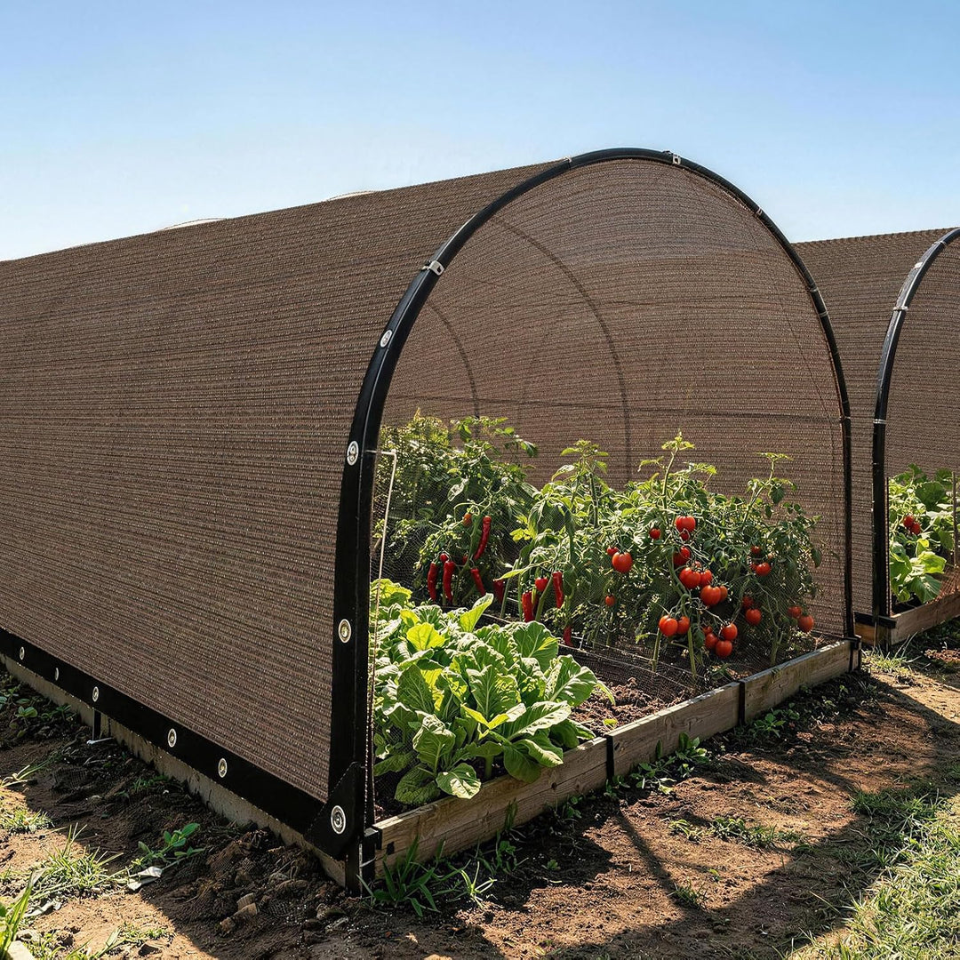 Garten Schattierungsnetz Schattiernetz,Shade Cloth mit Ösen 80% UV-Beständiges,für Garten Pflanze Ge
