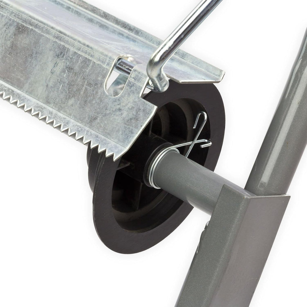 DEMA Metall Putztuchrollen Halter – Bodenständer für Werkstatt, Garage & Keller, 40 cm Putztuch-Roll