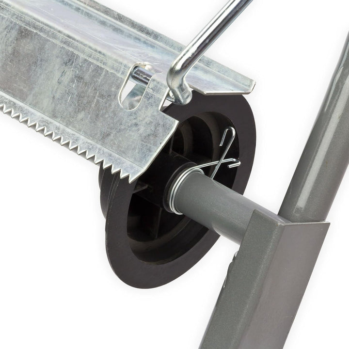 DEMA Metall Putztuchrollen Halter – Bodenständer für Werkstatt, Garage & Keller, 40 cm Putztuch-Roll