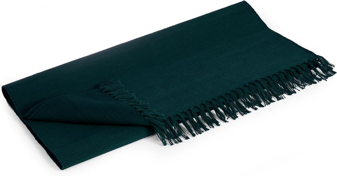 Yoga Studio Bio Yogamatte Teppich - 196cm x 70cm Yoga Teppich mit Quasten Baumwolle Yoga Teppich für