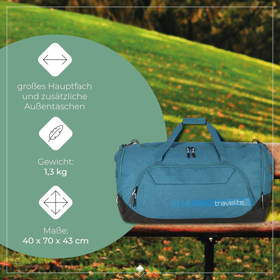 travelite grosse Reisetasche Grösse XL, Gepäck Serie KICK OFF: Praktische Reisetasche für Urlaub und
