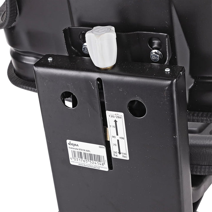 DEMA Traktorsitz m Armlehne schw ST 10