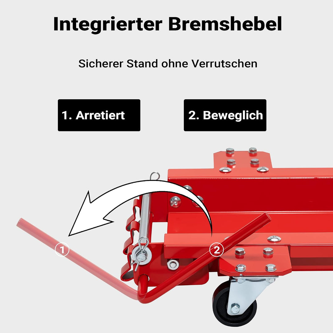 Rangierschiene Motorrad bis 250 kg Rangierhilfe Rangierheber Rangierplatte