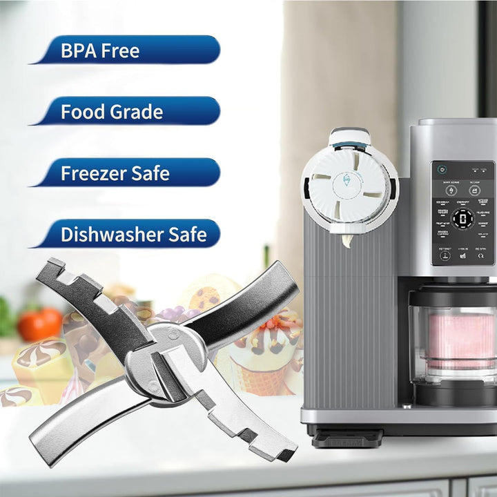 Ersatz-Paddel Klinge Kompatibel mit Ninja CREAMi Scoop & Swirl Eismaschine NC701EU NC700 NC701 NC701