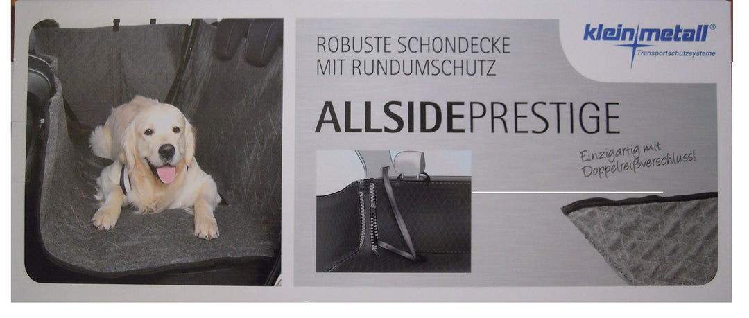 Kleinmetall 50444040 Allside Prestige Autoschondecke 155 x 140cm, grau