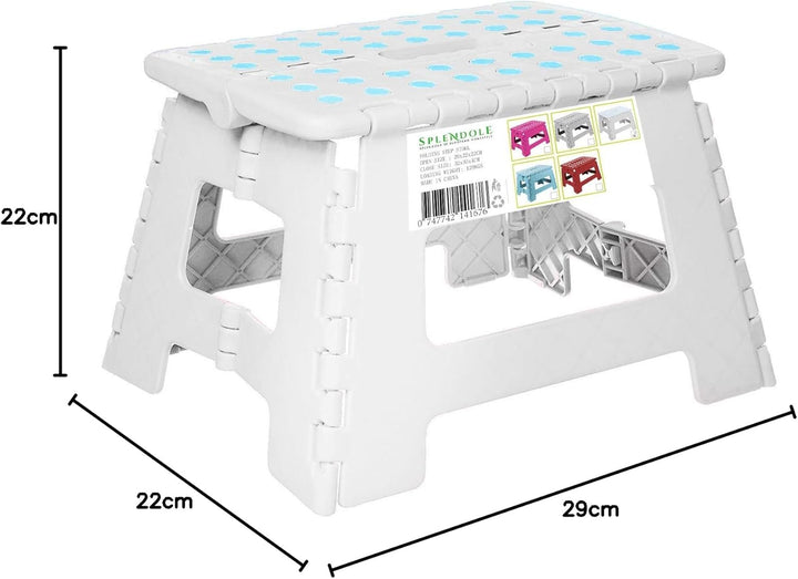 Splendole Tritthocker Klapphocker Faltbar Kinderfussbank Klapptritt Bad-Hocker Klappbar Kindertritt