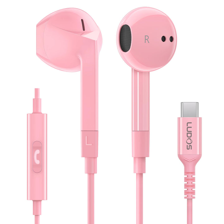LUDOS FEROX USB C Kopfhörer, 5 Jahre Garantie für iPhone 16 15 Pro Max Plus Samsung Galaxy S24 S23 U