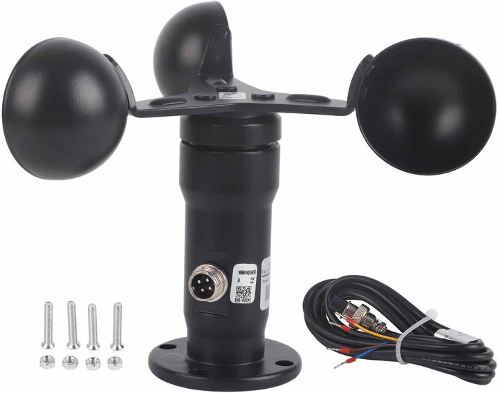 Mumusuki Windgeschwindigkeitssensor 4-20mA Impulssignalausgang Aluminiumlegierung Windgeschwindigkei