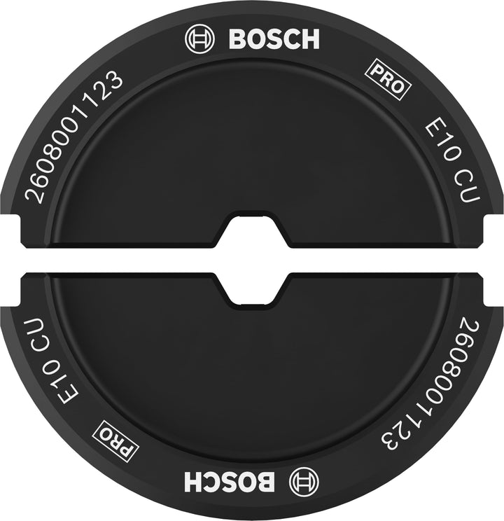 Bosch 1x PRO Presseinsatz für Kupfer (67 x 45 mm, Professional Zubehör Crimpwerkzeuge) E10, E10