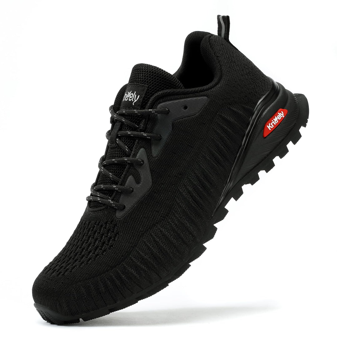 Kricely Traillaufschuhe Herren Leicht Atmungsaktiv Wanderstiefel rutschfest Laufschuhe Outdoor Fitne