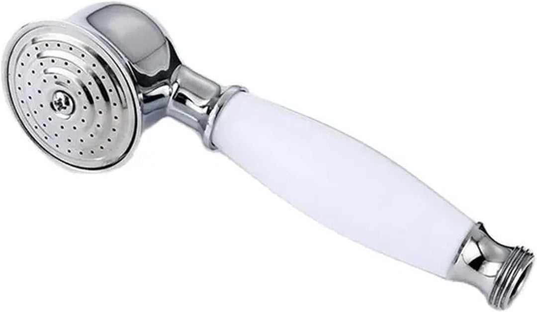 Retro Kupfer Handheld Shower Head Handbrause Brausekopf Duschkopf Silber, Silber