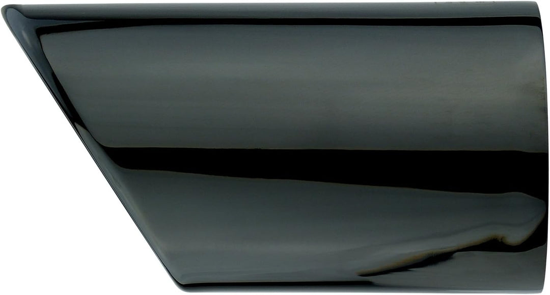 L&amp;P A295 2 Auspuffblenden Auspuffblende Schwarz Chrom Edelstahl poliert kompatibel mit A4 B8 A5 8T Q