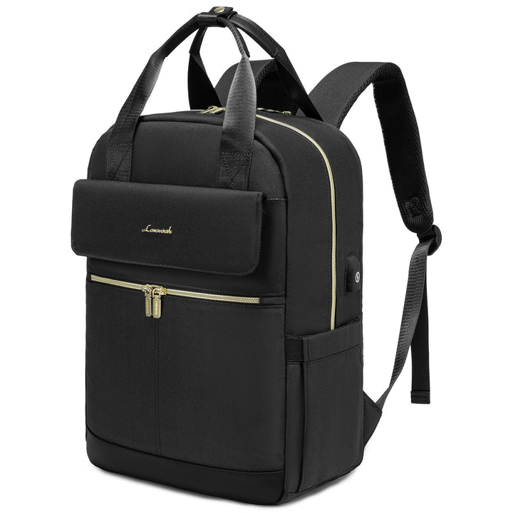 LOVEVOOK Laptop Rucksack Damen, 15,6 Zoll Schulrucksack Teenager Mädchen mit Laptopfach, Wasserdicht