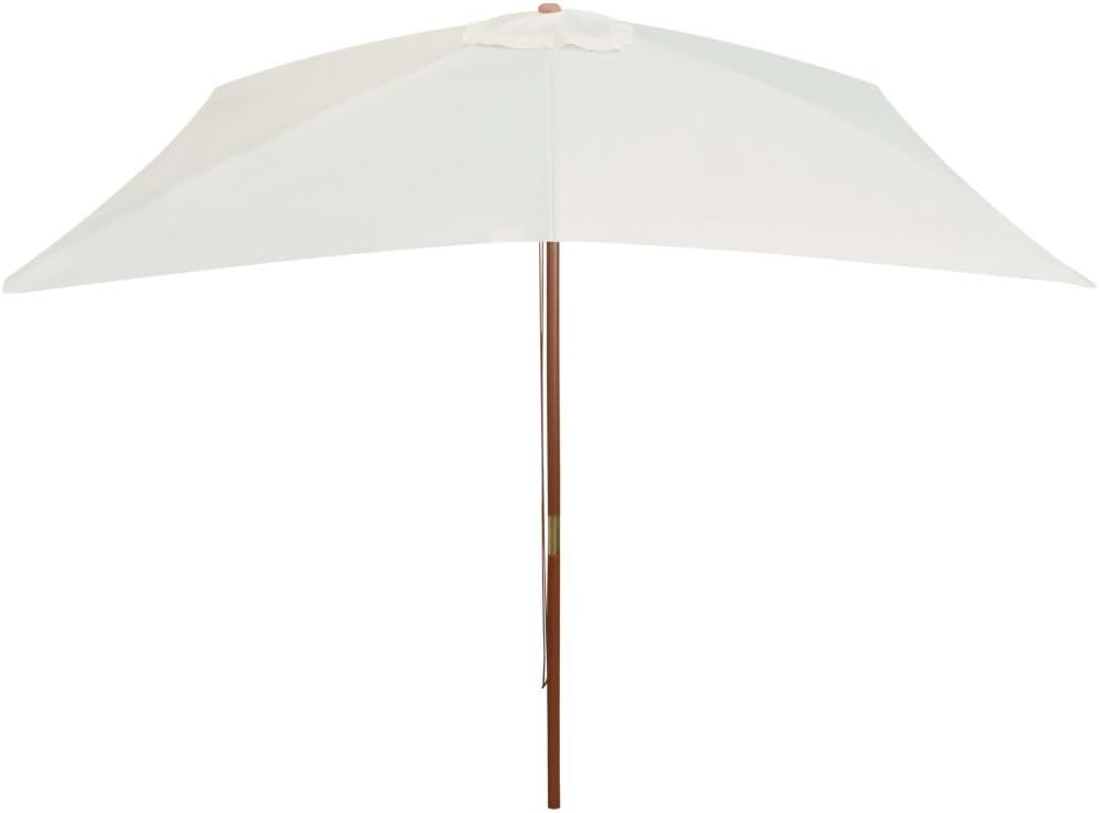 Tidyard Sonnenschirm Gartenschirm Balkonschirm Sonnenschutz Schirm Terrassenschirm 200 x 300 cm Hart