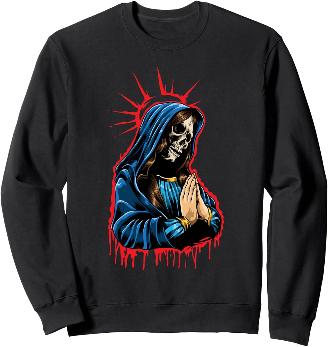Santa Muerte - La Calavera Catrina betet an Tag der Toten Sweatshirt