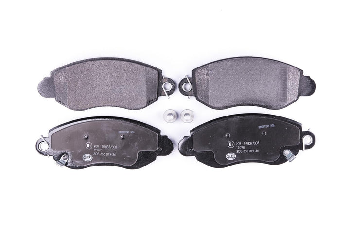 HELLA PAGID 8DB 355 019-361 Bremsbelagsatz - T9098 - Dicke/Stärke: 18.4mm - Bremssystem: Bosch - mit