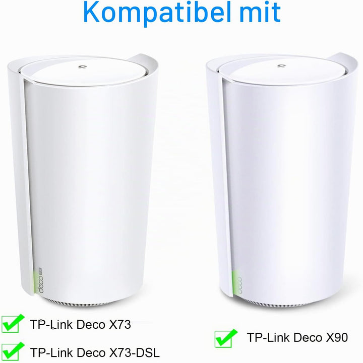 BECEMURU Wandhalterung, Ständer, Halterung, Stabilität, Acryl, schützender Routerschutz für Deco Tri