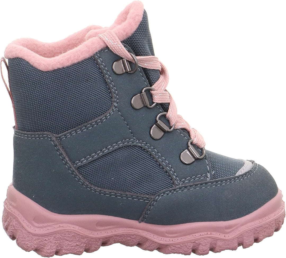 Superfit Mädchen Husky1 Schneestiefel 24 EU Blau Rosa 8020, 24 EU Blau Rosa 8020