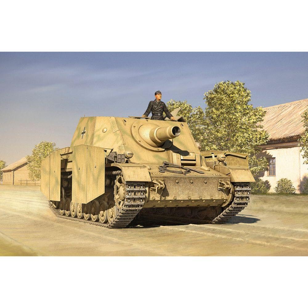 Hobby Boss 1/35 Sturmpanzer IV Sd. KFZ 166, Brummbär, frühe Version, Mehrfarbig, HY80134