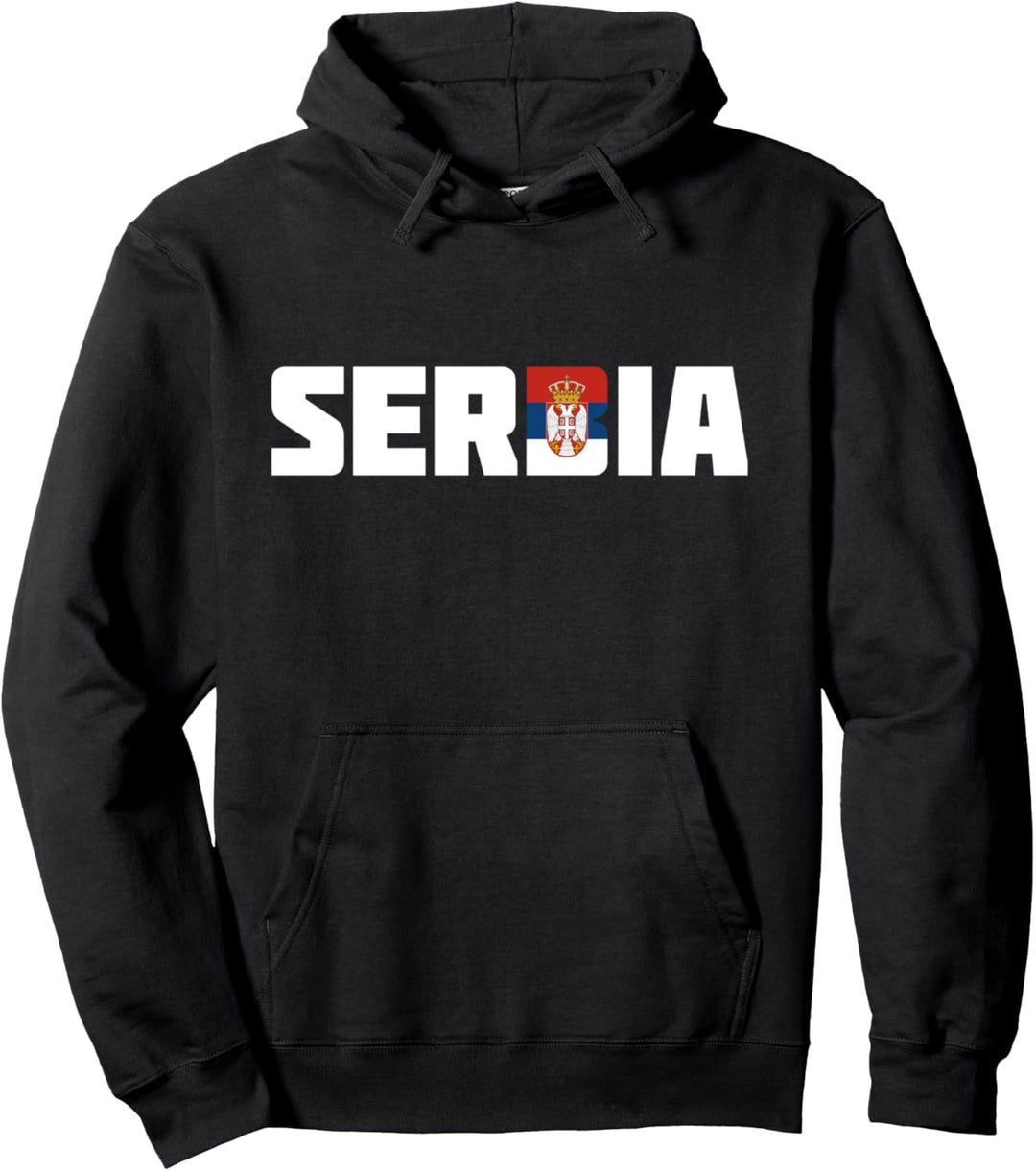 Serbien | Serbia Serbische Flagge Souvenir Souvenir Pullover Hoodie