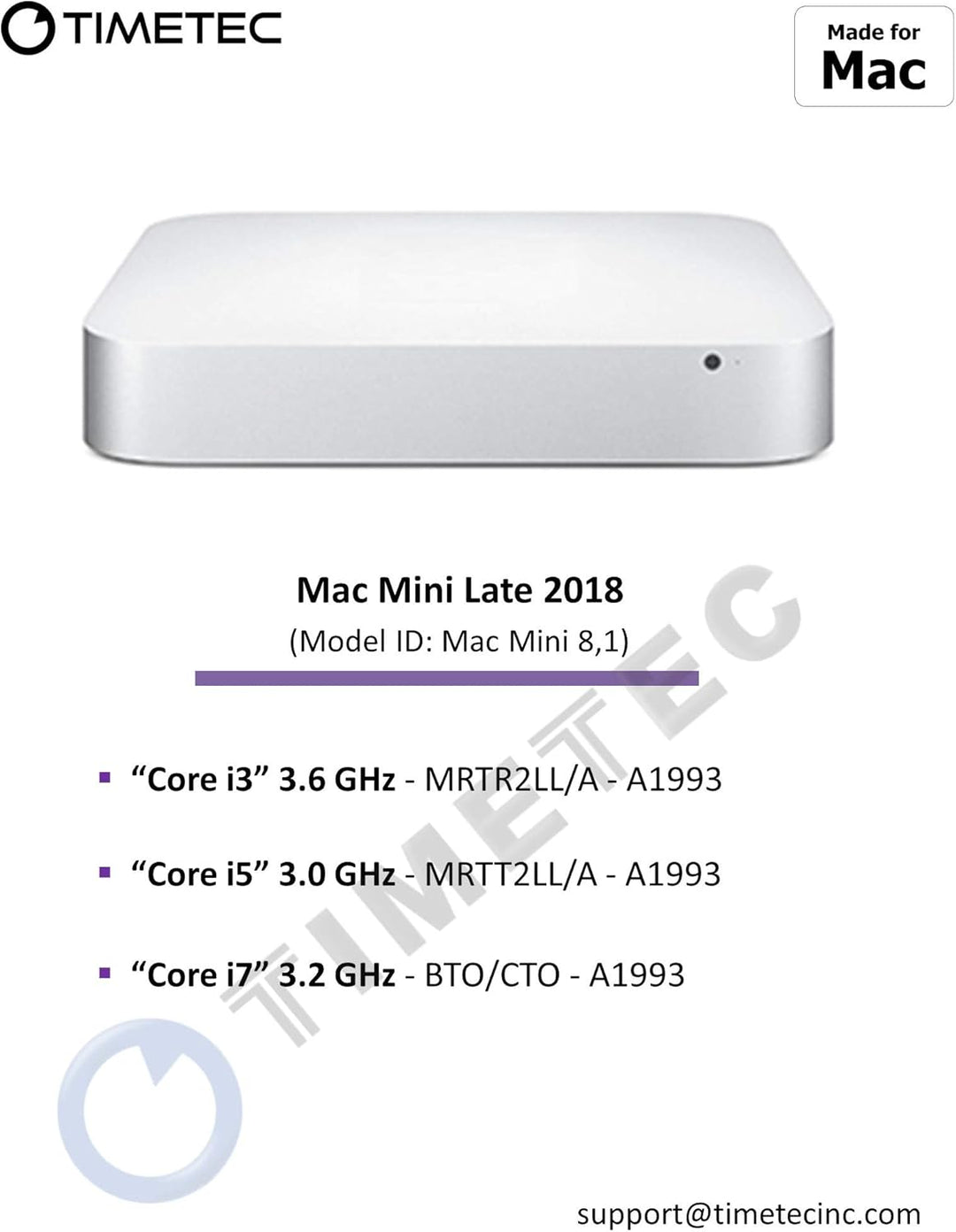 Timetec 16GB KIT (2x8GB) Kompatibel für Apple DDR4 2666MHz/2667MHz für Mitte 2020 iMac 20,1/20,2/Mit