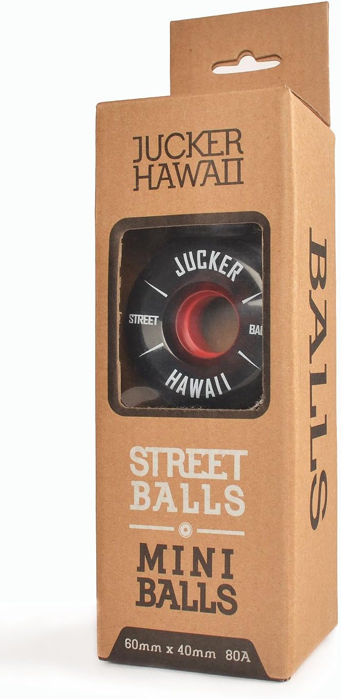 JUCKER HAWAII Longboard Rollen Wheels STREETBALLS für Longboards Skateboards Cruiser und Mini Cruise