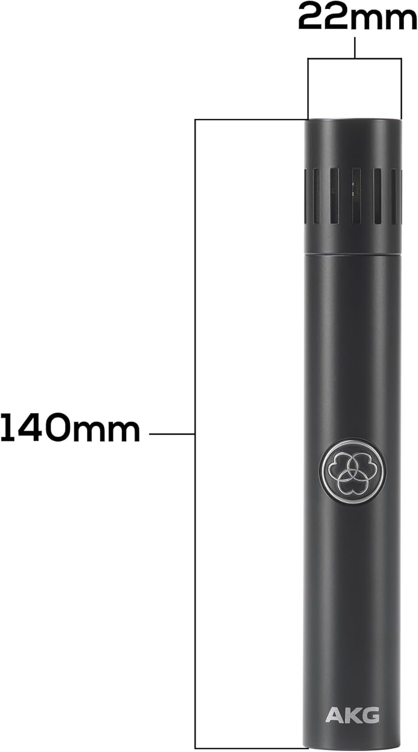 AKG C-Serie C151 Kleinmembran-Kondensatormikrofon mit Nierencharakteristik – Perfekt für Instrumente