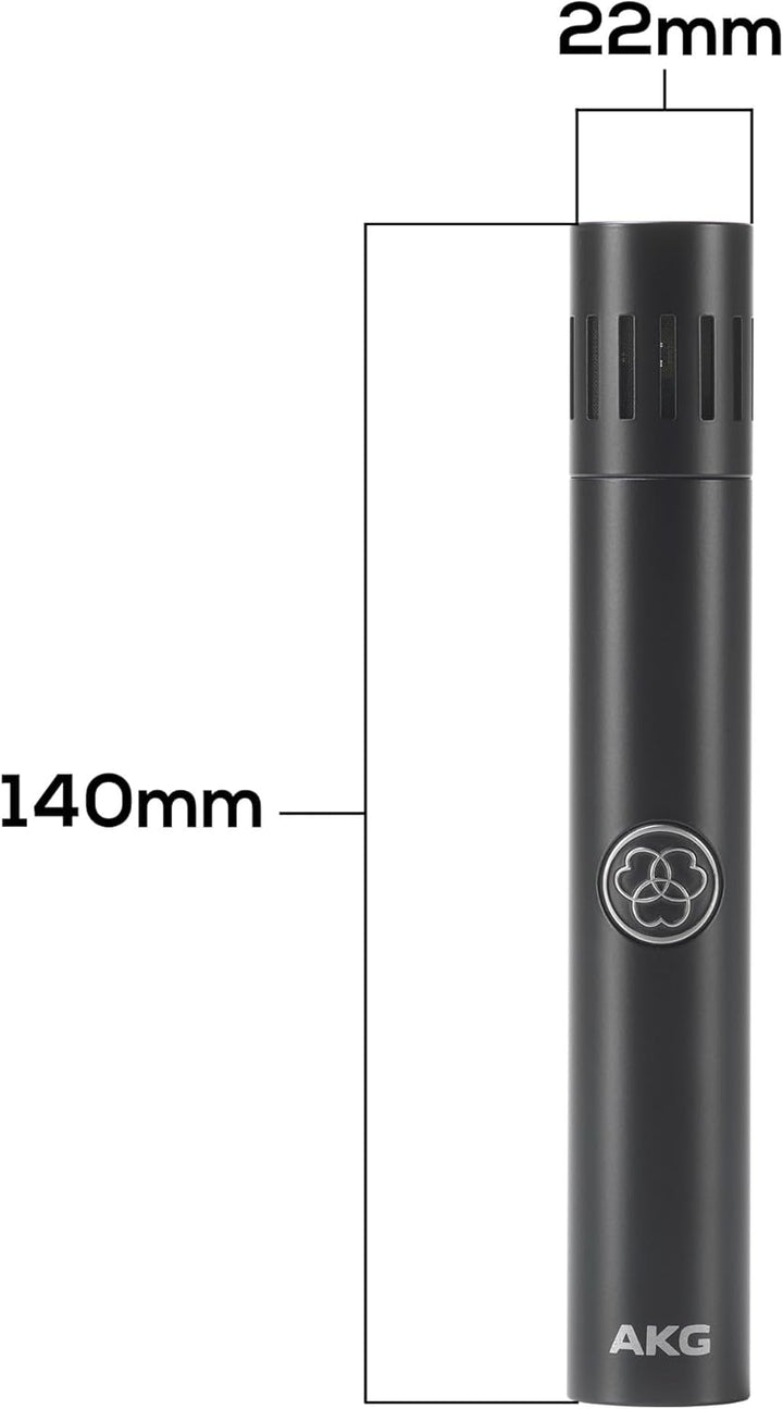 AKG C-Serie C151 Kleinmembran-Kondensatormikrofon mit Nierencharakteristik – Perfekt für Instrumente
