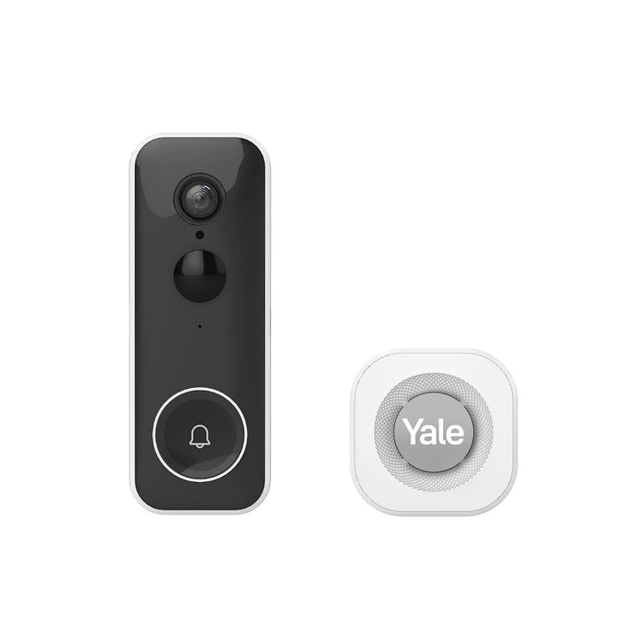 Yale Smart Video-Türklingel - Full HD Live Ansicht &amp; Zwei-Wege-Audio inkl. Yale Türklingel-Gong, Plu