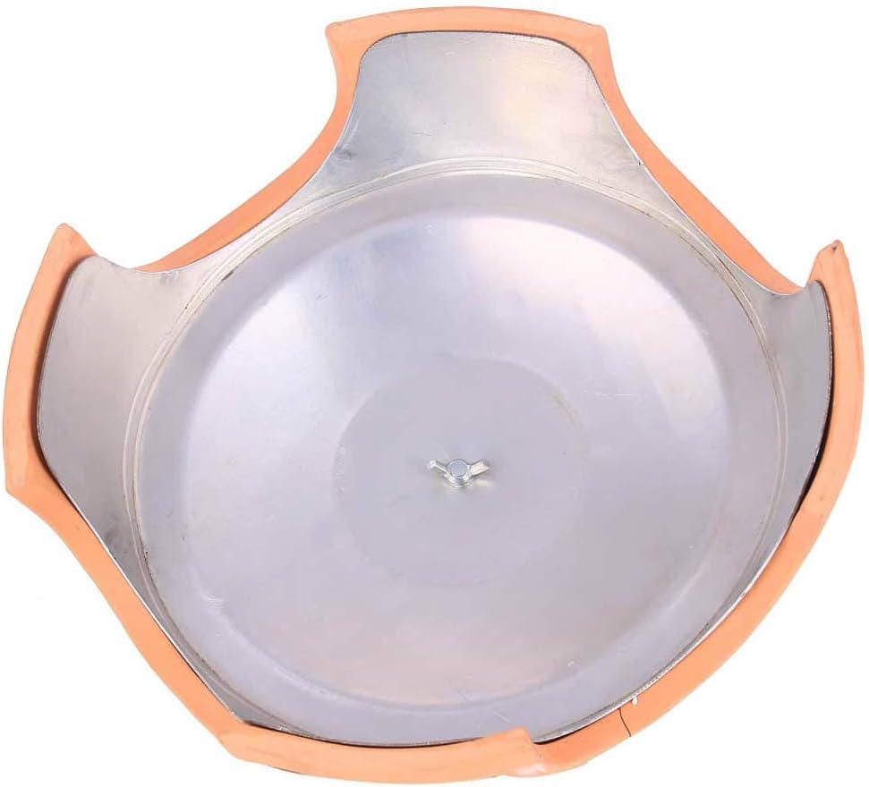 Emerio Pizzaofen, PIZZARETTE das Original, handgemachte Terracotta Tonhaube, patentiertes Design, fü
