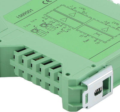 Fafeicy DC 24V Strom Signal Isolator Sender, 4-20mA SPS Detect Signal Conditioner, Eins-in-Eins-Ausg